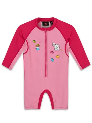 Lego wear-Coverall swimsuit for girl-12011194 pink