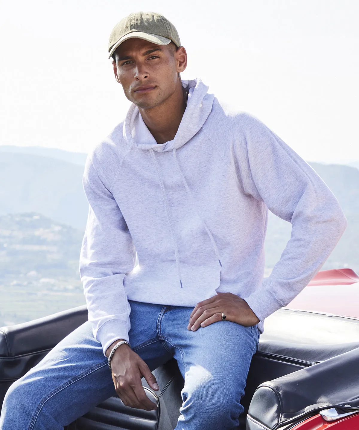 Light Graphite - Lightweight hooded sweatshirt