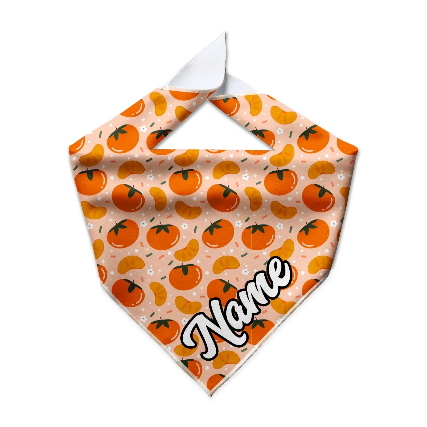Lucky Persimmon Cooling Dog Bandana