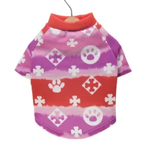 lv paw tee - red