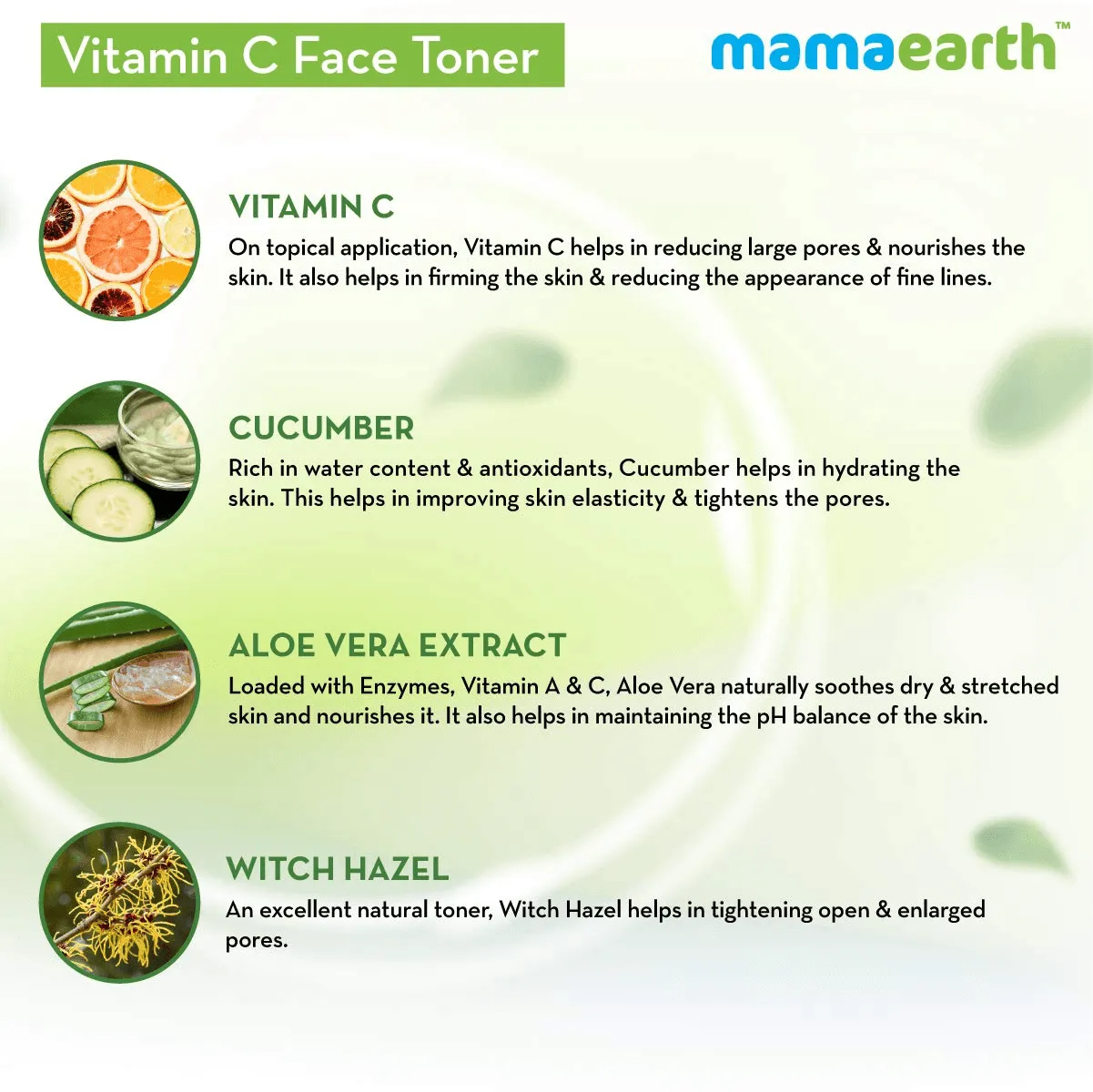 Mamaearth Vitamin C Face Toner For Pore Tightening - 200ml