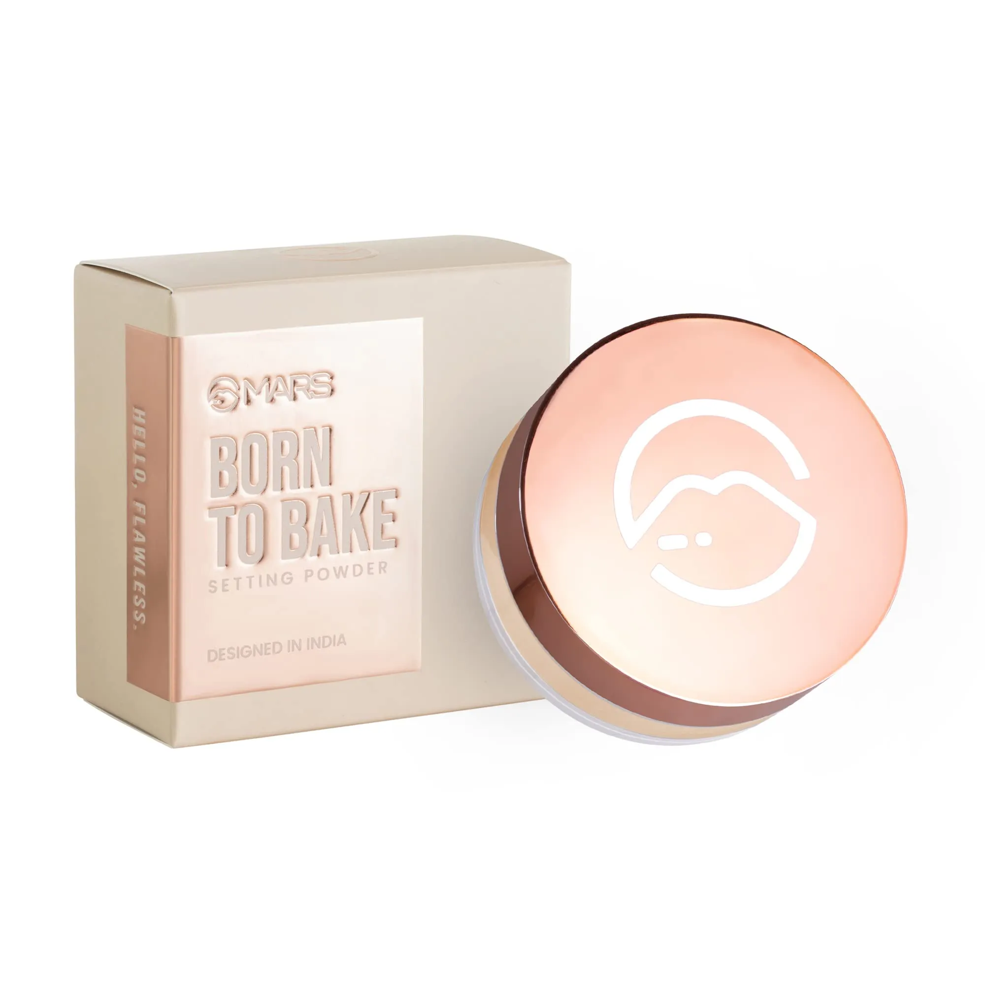 MARS Born To Bake Setting Powder With Matte Finish | Long-Lasting & Ultra-Durable | Oil Control & Enhanced Sebum Management | Blurs Pores & Smooths Fine Lines (10g) (HONEY GAZE)
