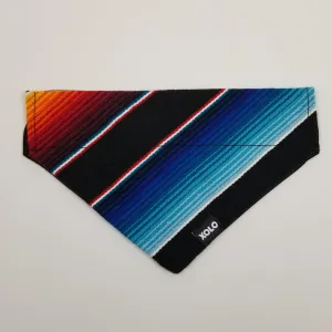 MEDIUM BLACK SARAPE DOG BANDANA. 194