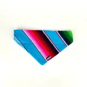 MEDIUM BLUE SARAPE DOG BANDANA. 159