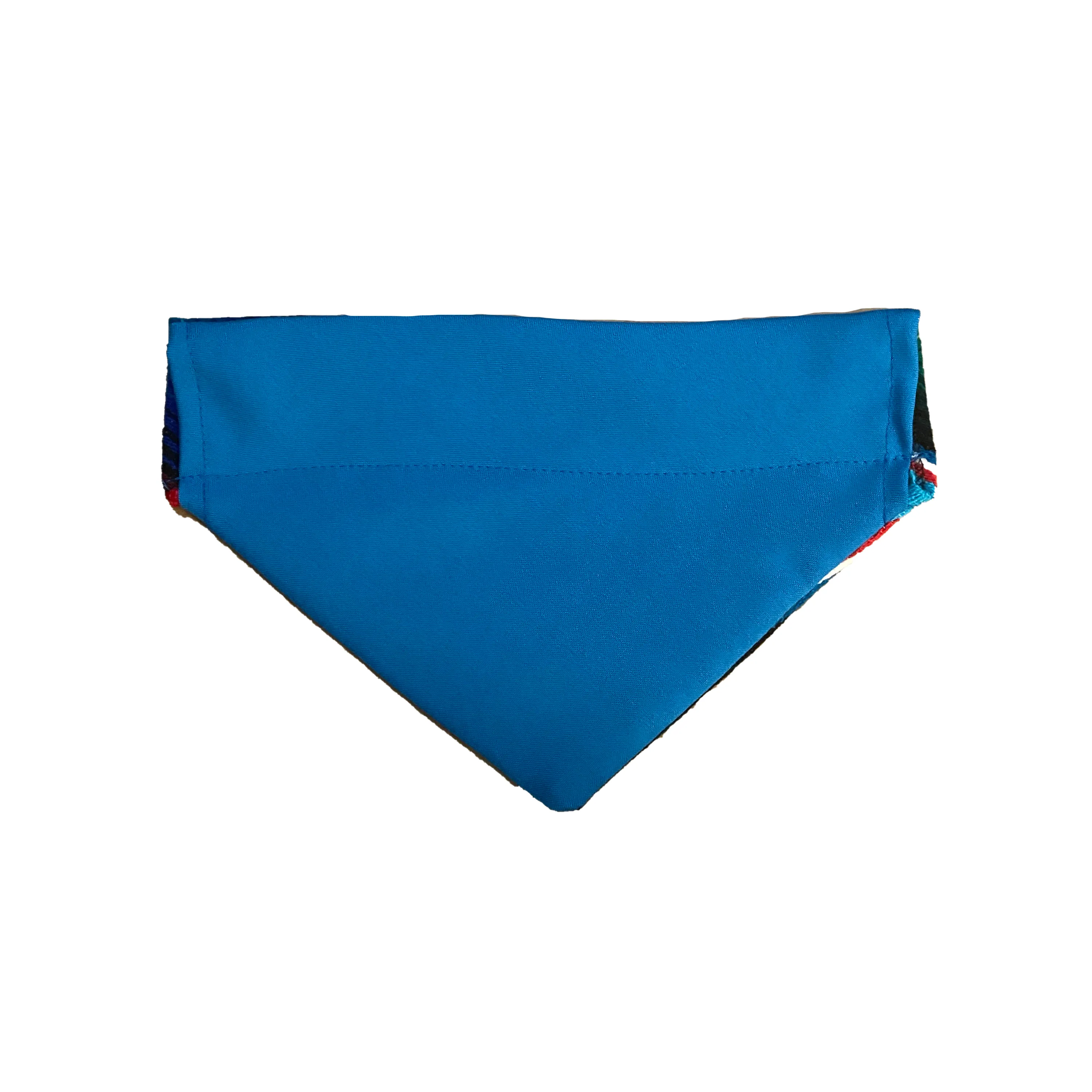 MEDIUM BLUE SARAPE DOG BANDANA. 159