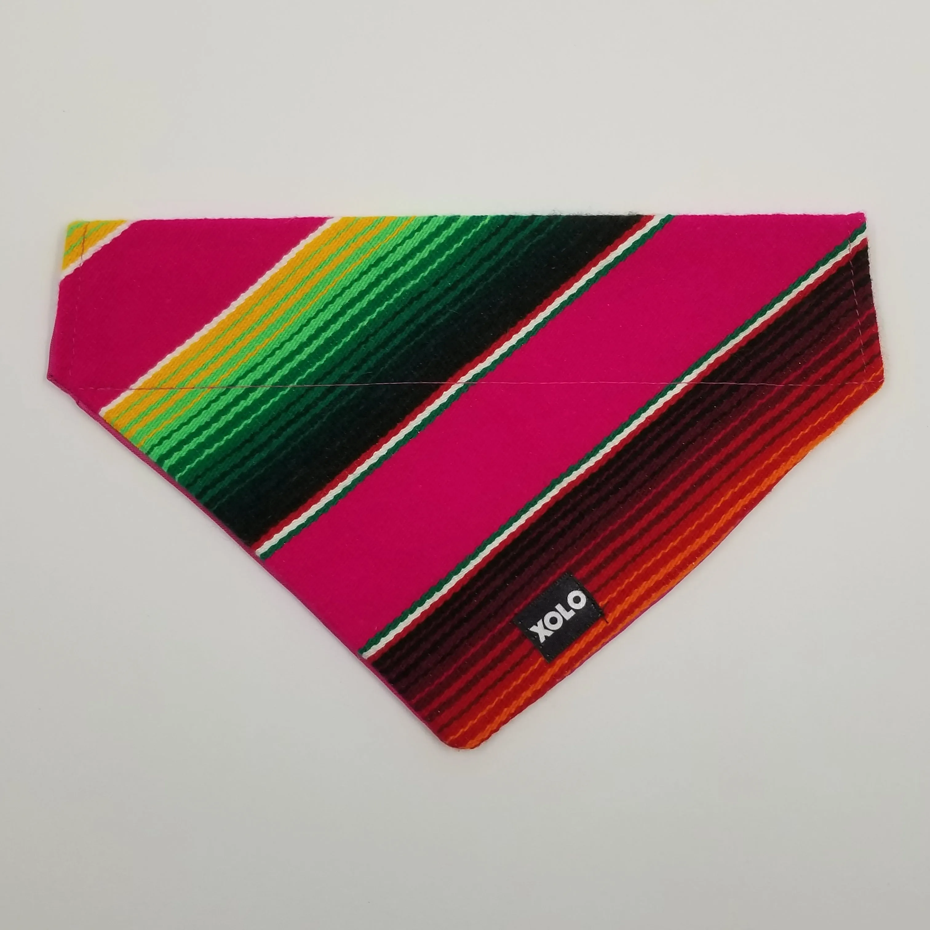 MEDIUM PINK SARAPE DOG BANDANA 206