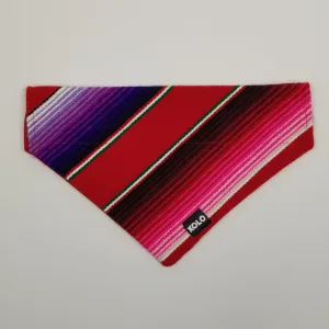 MEDIUM RED SARAPE DOG BANDANA 227