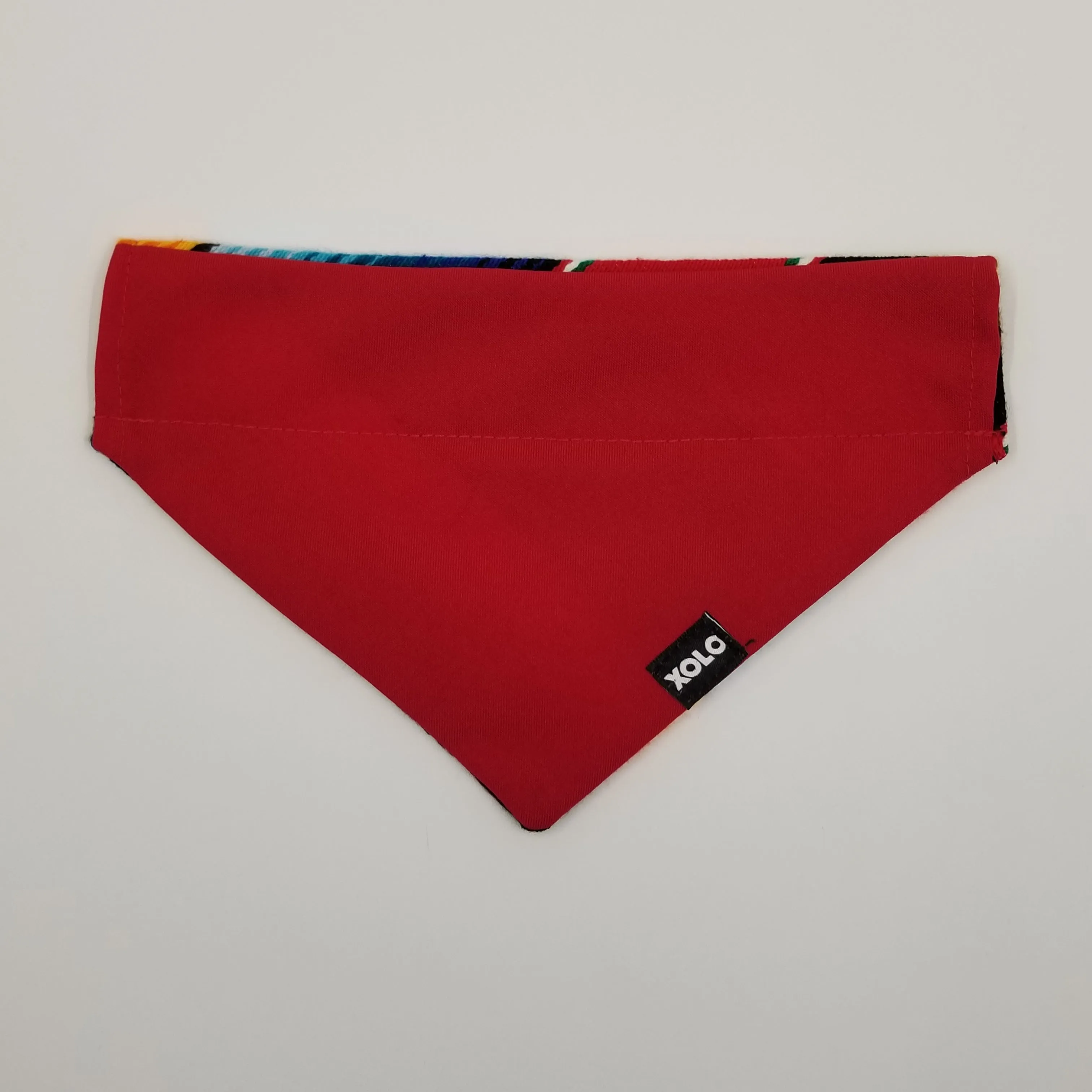 MEDIUM RED SARAPE DOG BANDANA 227