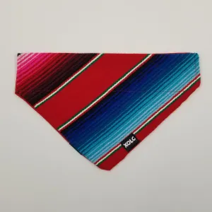 MEDIUM RED SARAPE DOG BANDANA 231