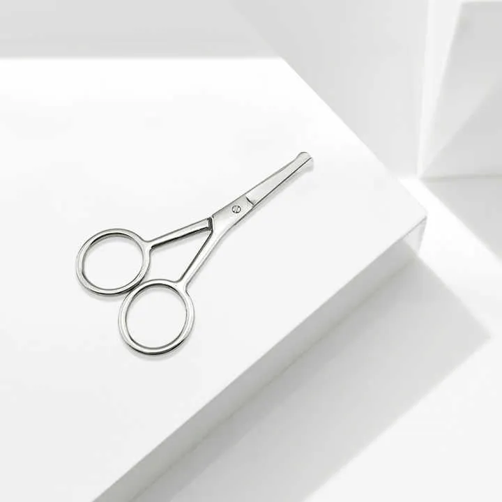 Men's Stainless Steel Beauty Nose Hair-مقص تجميل رجالي