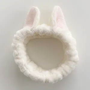 Microfiber Polyester Facial Spa Microfiber-عصابة رأس من الألياف