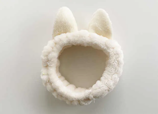 Microfiber Polyester Facial Spa Microfiber-عصابة رأس من الألياف