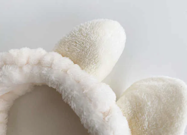 Microfiber Polyester Facial Spa Microfiber-عصابة رأس من الألياف