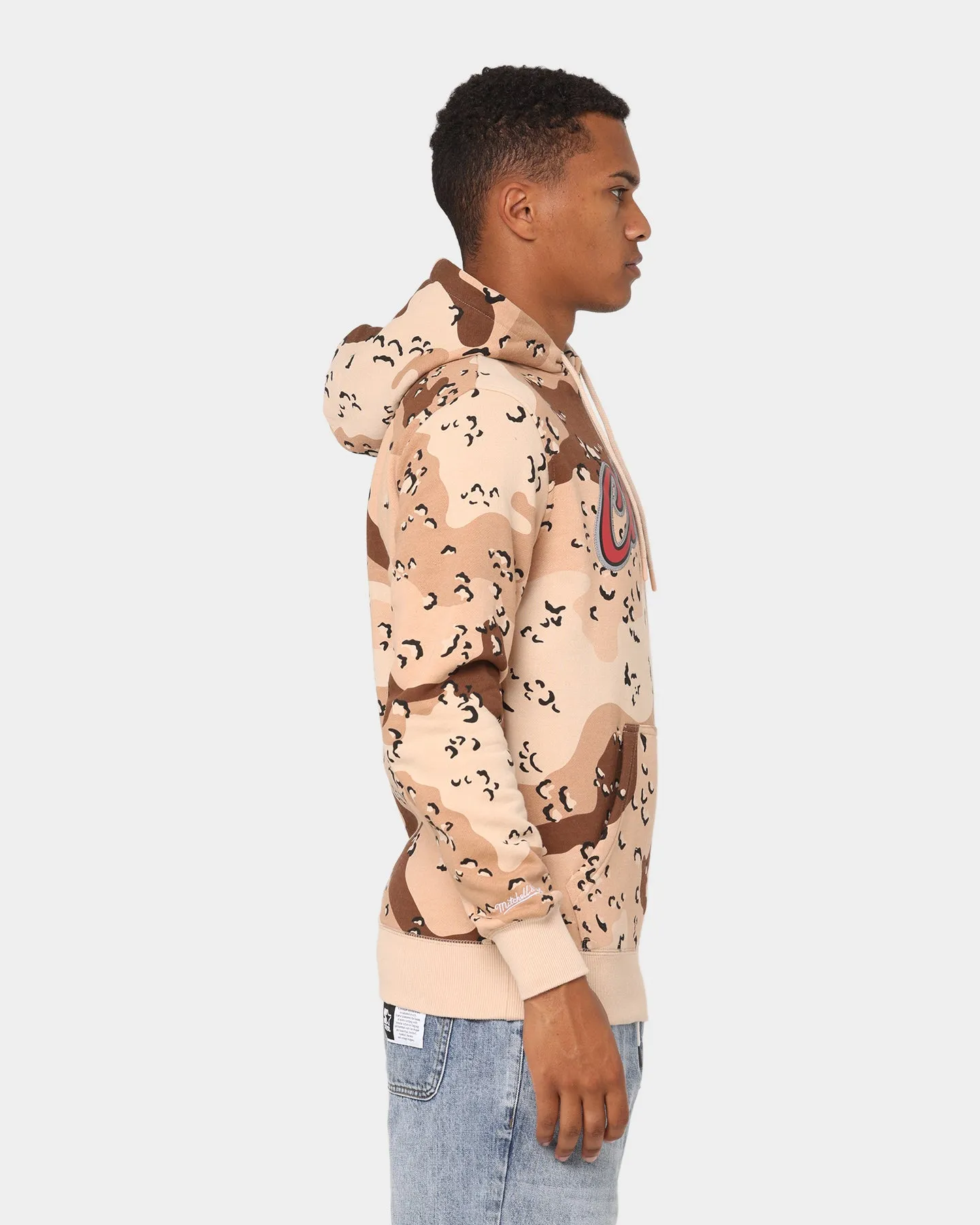 Mitchell & Ness Chicago Bulls Camo Reflective Hoodie Sand Camo