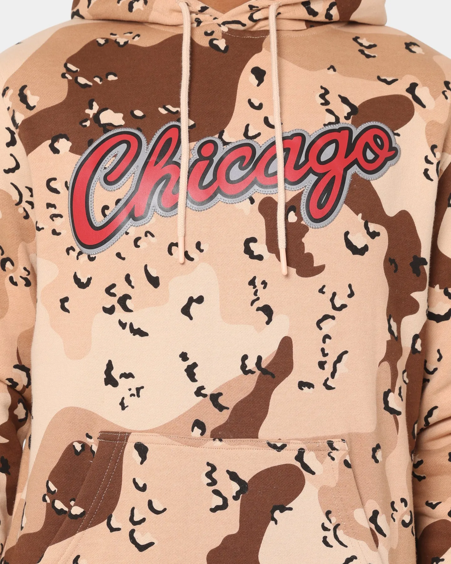 Mitchell & Ness Chicago Bulls Camo Reflective Hoodie Sand Camo