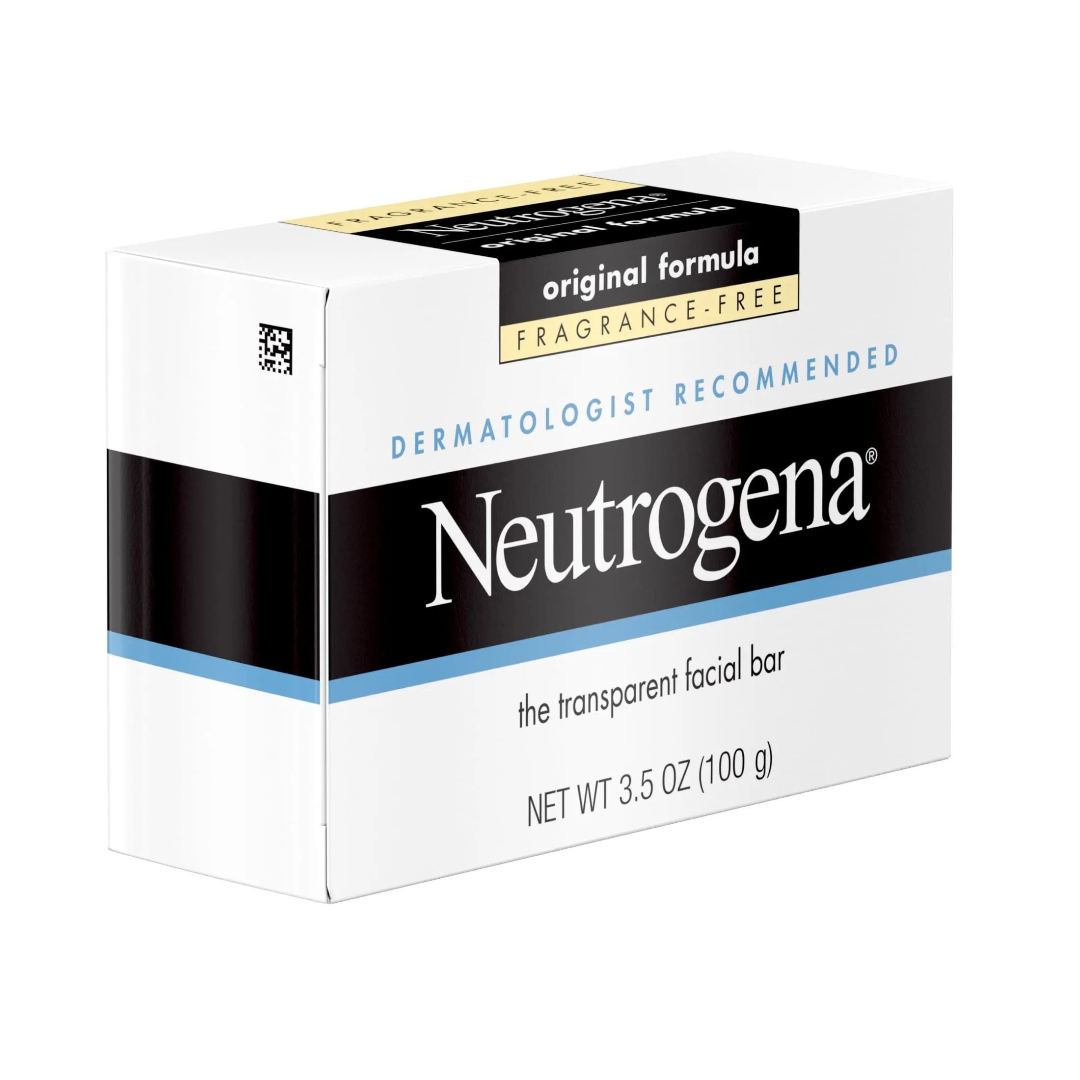 Neutrogena Original Fragrance-Free Gentle Facial Cleansing Bar, 3.5 oz