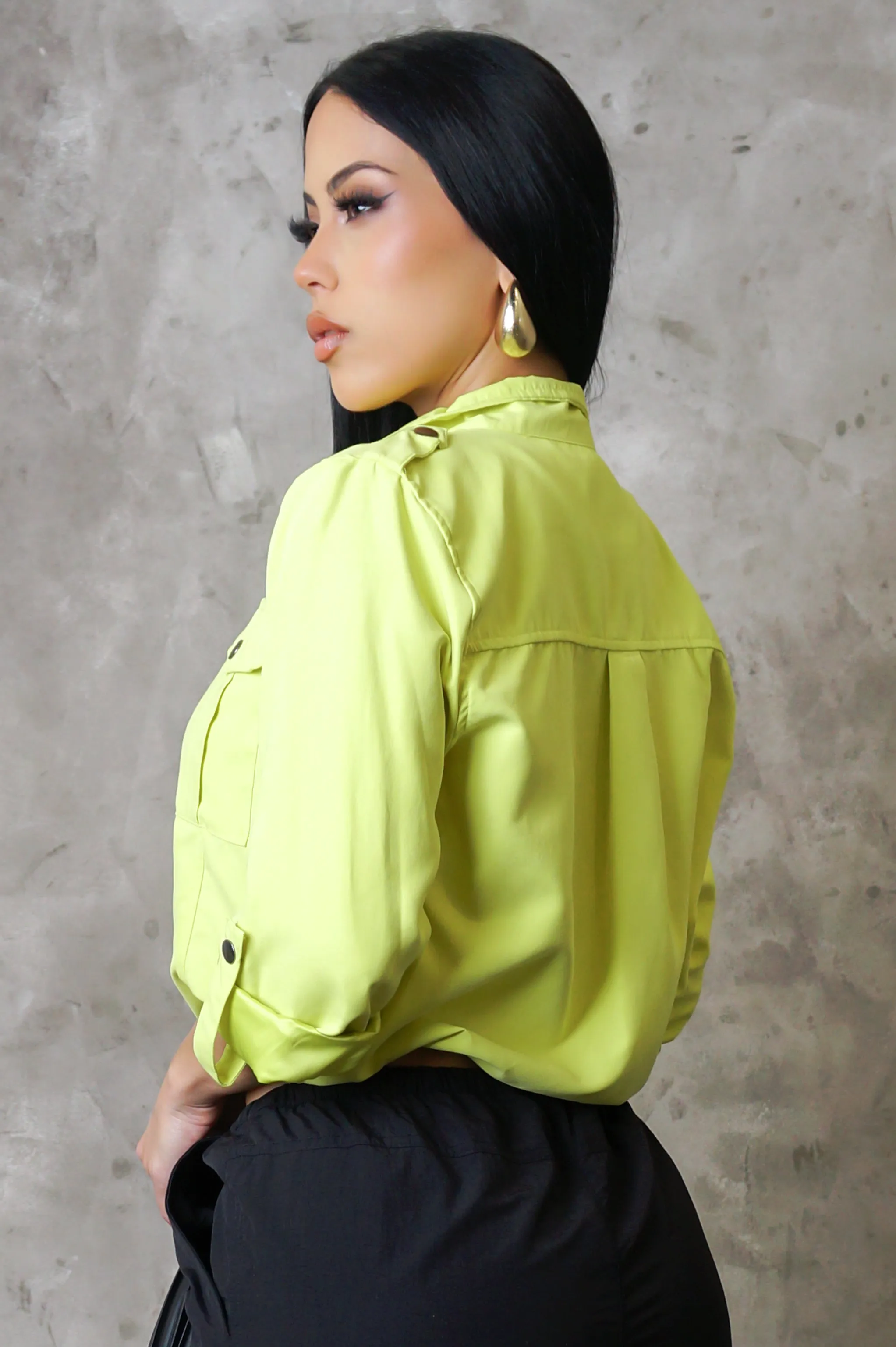 Night Out Jacket - Lime