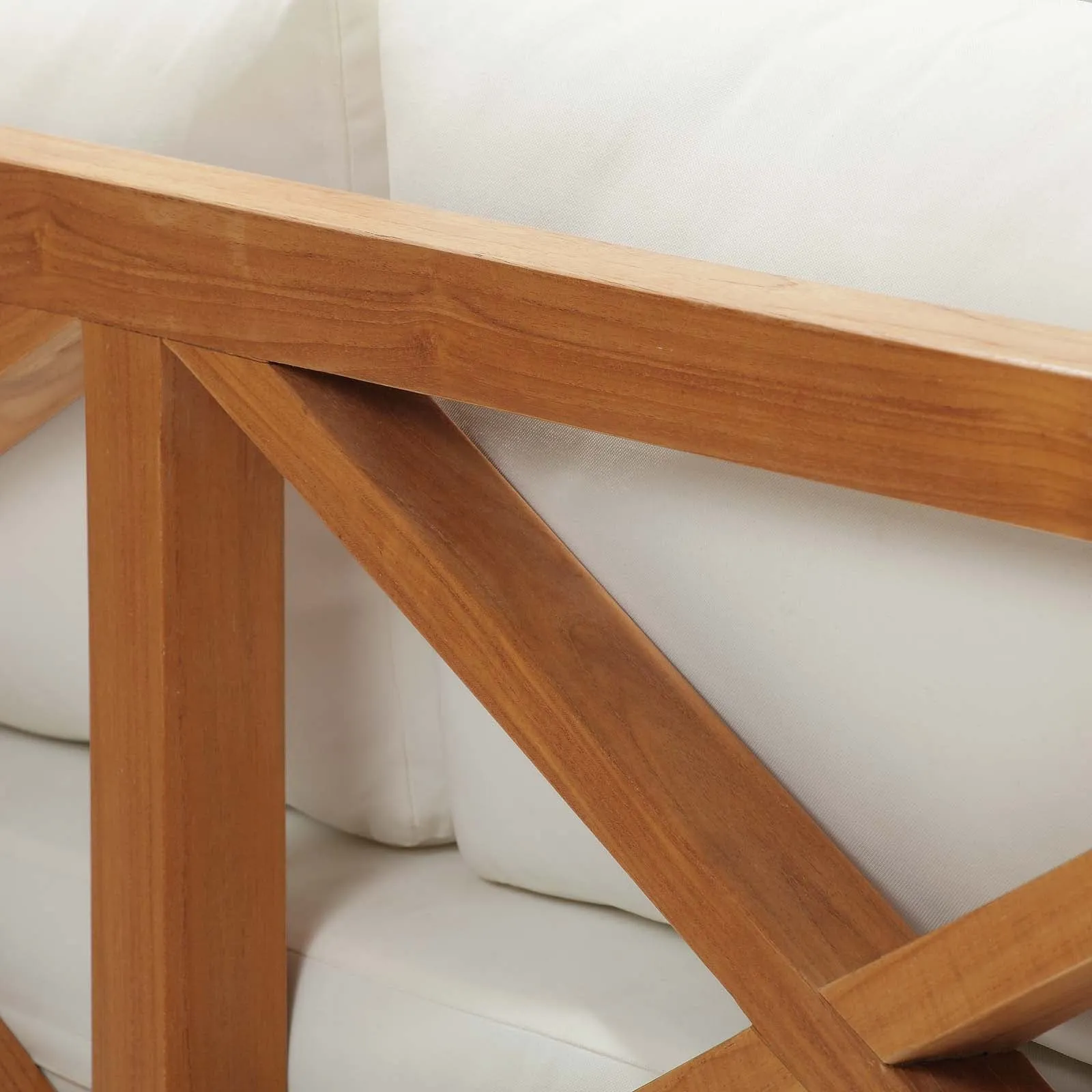 Northlake Outdoor Patio Premium Grade A Teak Wood Sofa by Modway