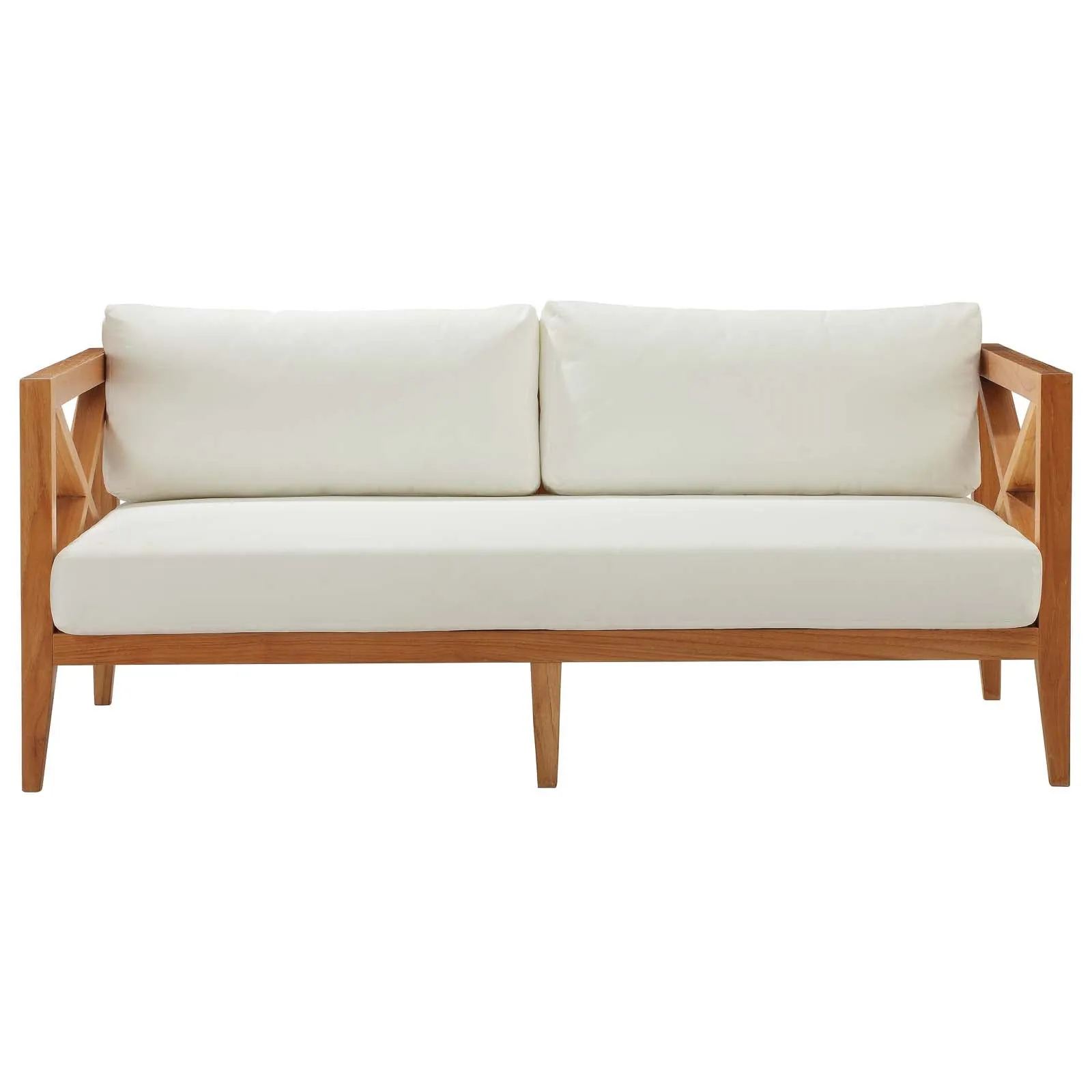 Northlake Outdoor Patio Premium Grade A Teak Wood Sofa by Modway