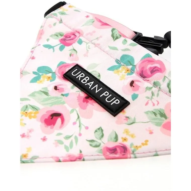 Pink Floral Cascade Bandana - FINAL SALE - NO RETURNS