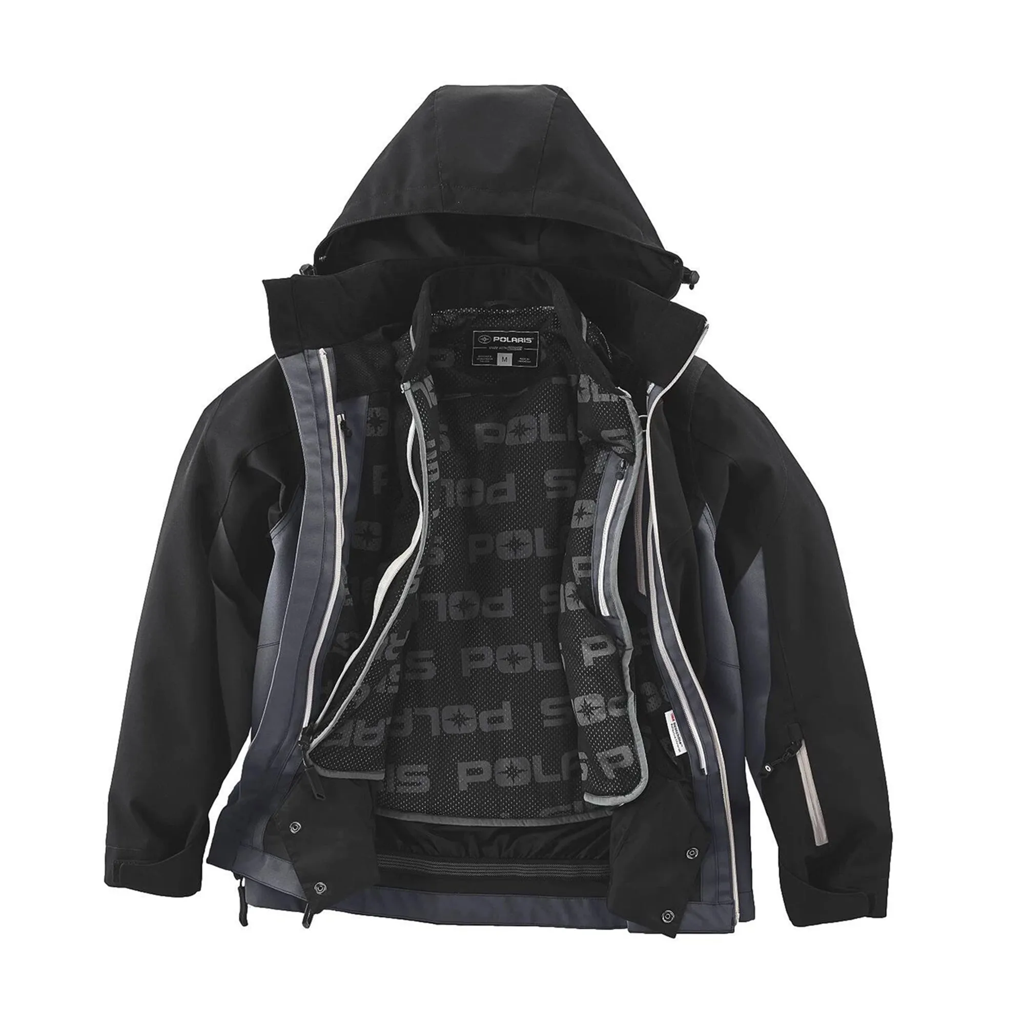 Polaris  Womens Tech54 Switchback Snowmobile Jacket Waterproof Breathable Black