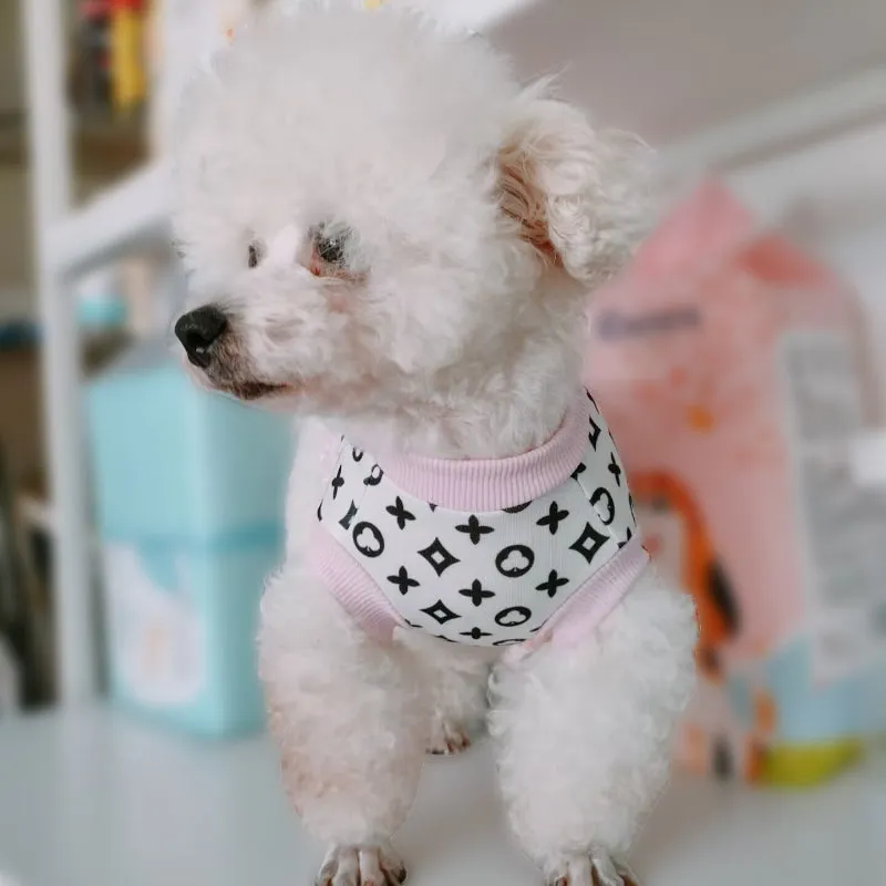 puppy vuiton ruffle top