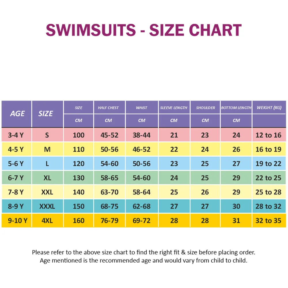 Rabbit Duck Theme Swimsuit and Swim Cap for Kids- 2Pcs (UPF 50 &A) - Pink