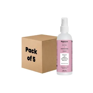 Rejusure PHA 2%   Niacinamide Alcohol Free Face Mist Toner For Mild Exfoliation & Pore Tightening Best for Oily & Normal Skin - 100ml (Pack of 5)