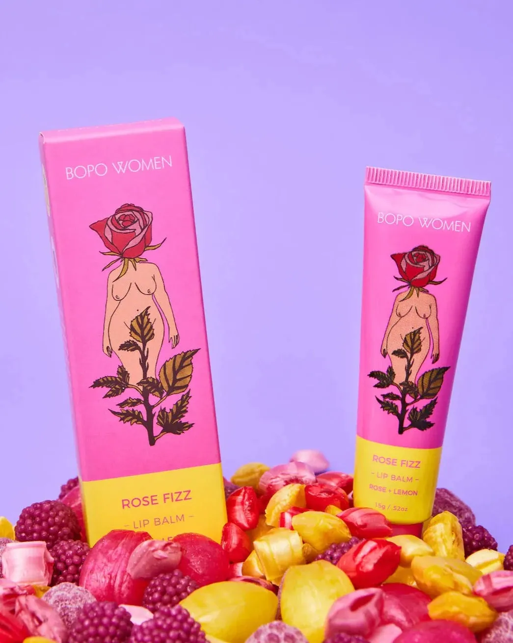 ROSE FIZZ LIP BALM