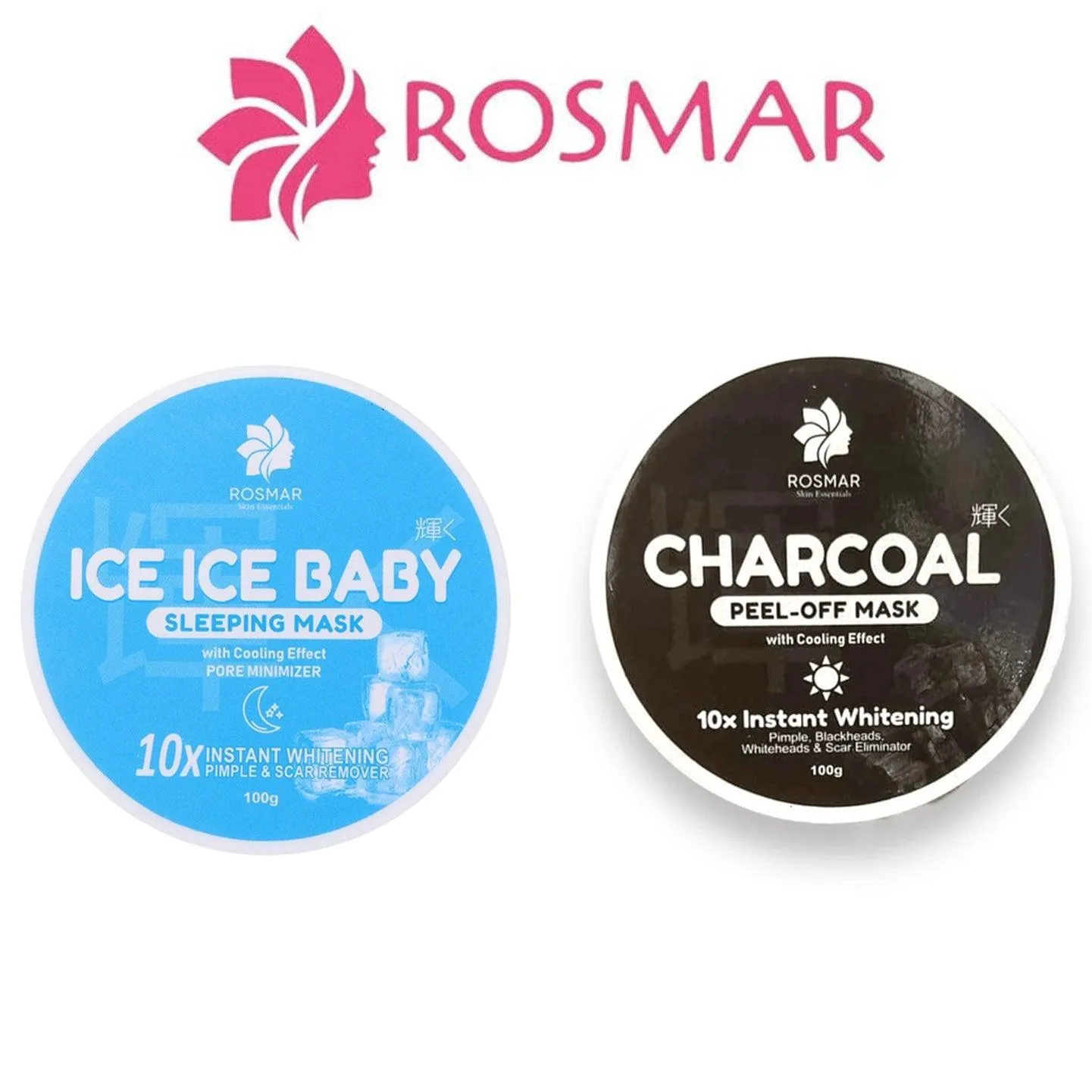 Rosmar Ice Baby Sleeping Mask   Charcoal Peel Off Mask - 100g (1 1) Offer