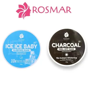 Rosmar Ice Baby Sleeping Mask   Charcoal Peel Off Mask - 100g (1 1) Offer