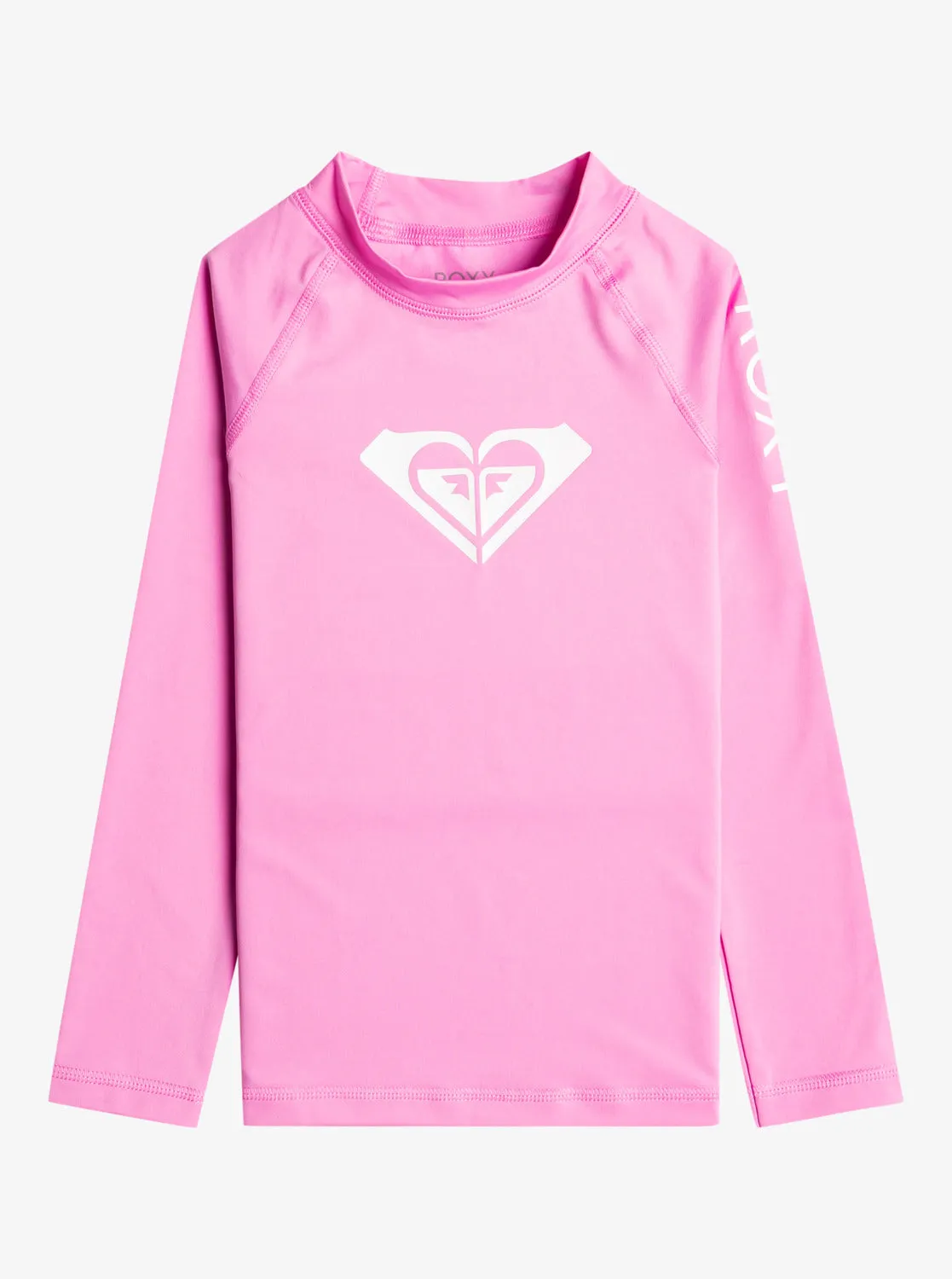 Roxy Child Whole Hearted Rashguard - Cyclamen (Final Sale)