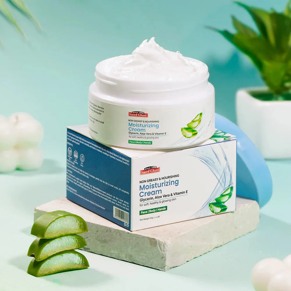 Saeed Ghani - Saeed Ghani - Moisturizing Cream With Glycerin, Aloe Vera & Vitamin E