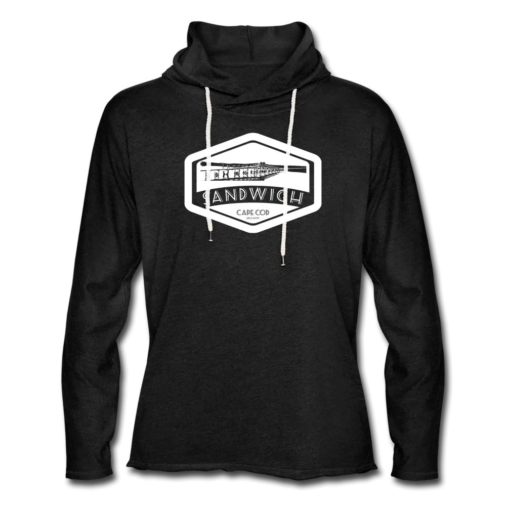 Sandwich Boardwalk Badge Unisex Lightweight Terry Hoodie