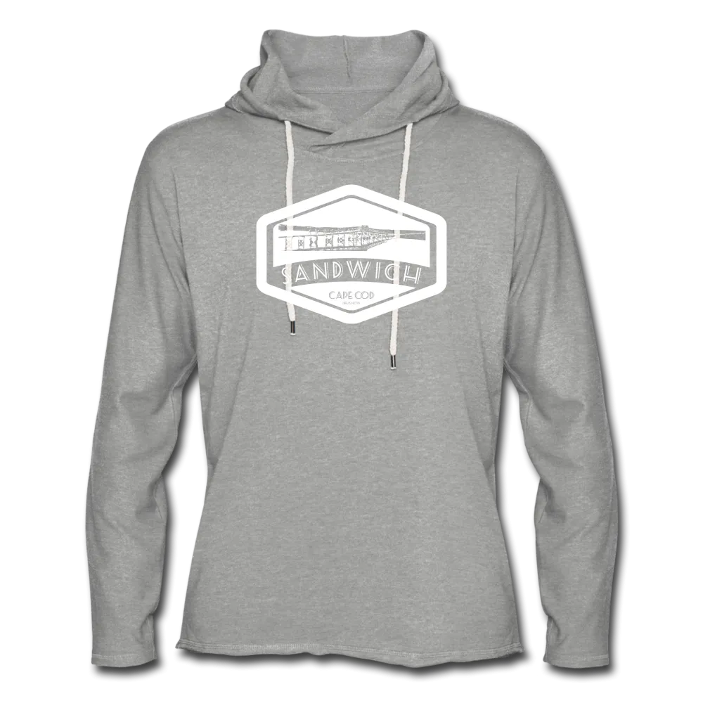 Sandwich Boardwalk Badge Unisex Lightweight Terry Hoodie