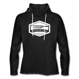 Sandwich Boardwalk Badge Unisex Lightweight Terry Hoodie