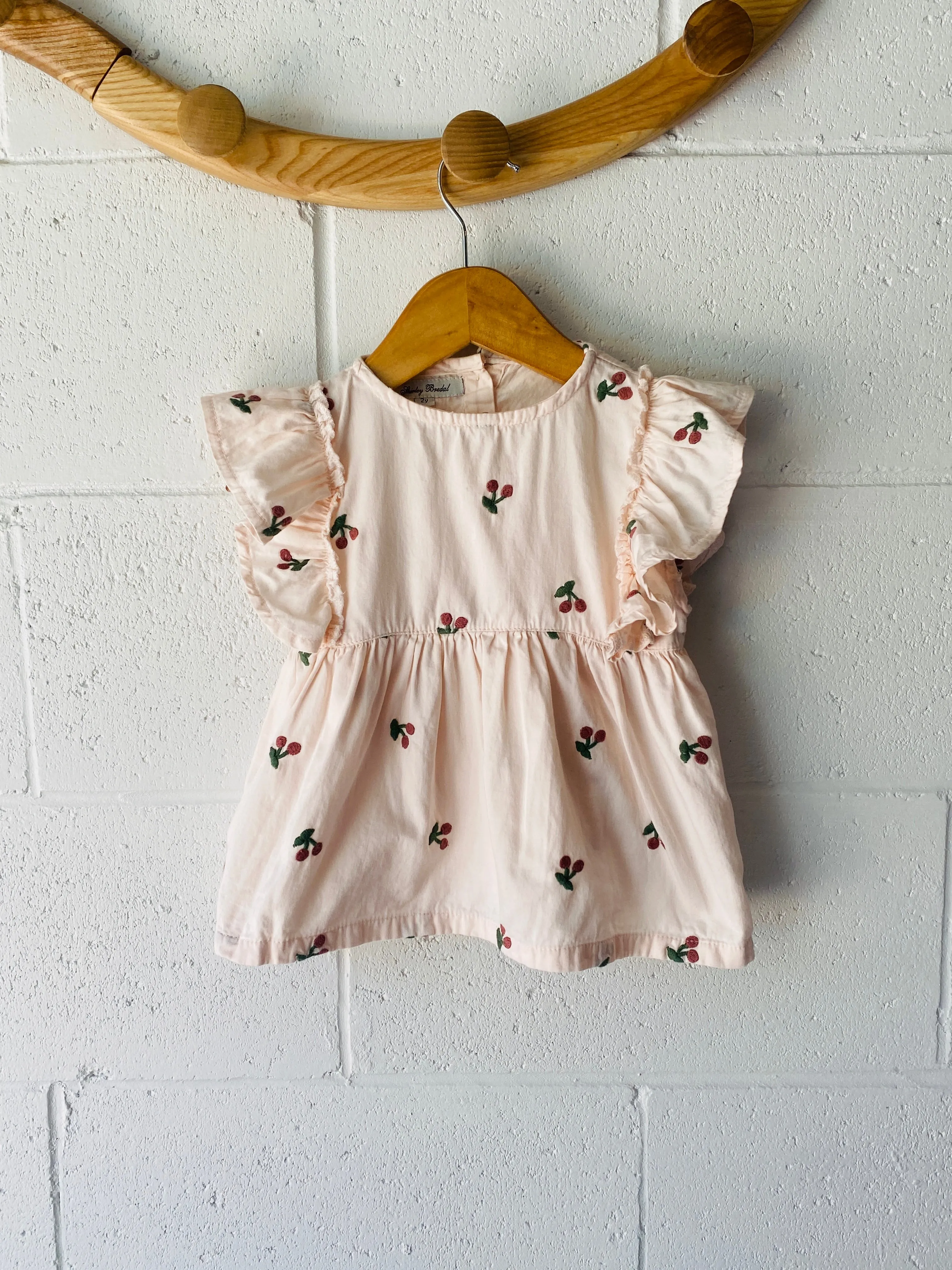 Shirley Bredal Hand Embroidered Cherry Top, 2 years