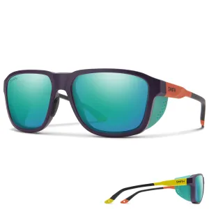 Smith Embark Sunglasses Matte Purple Cinder Hi Viz/ChromaPop Polarized Opal Mirror
