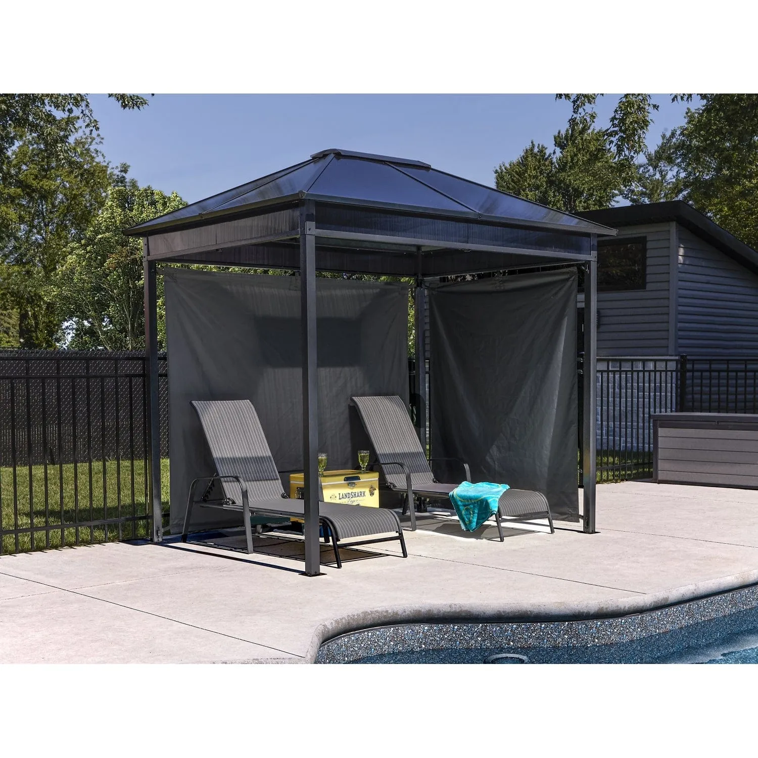 Sojag | Danxia Grey 7 ft. x 9 ft. Gazebo