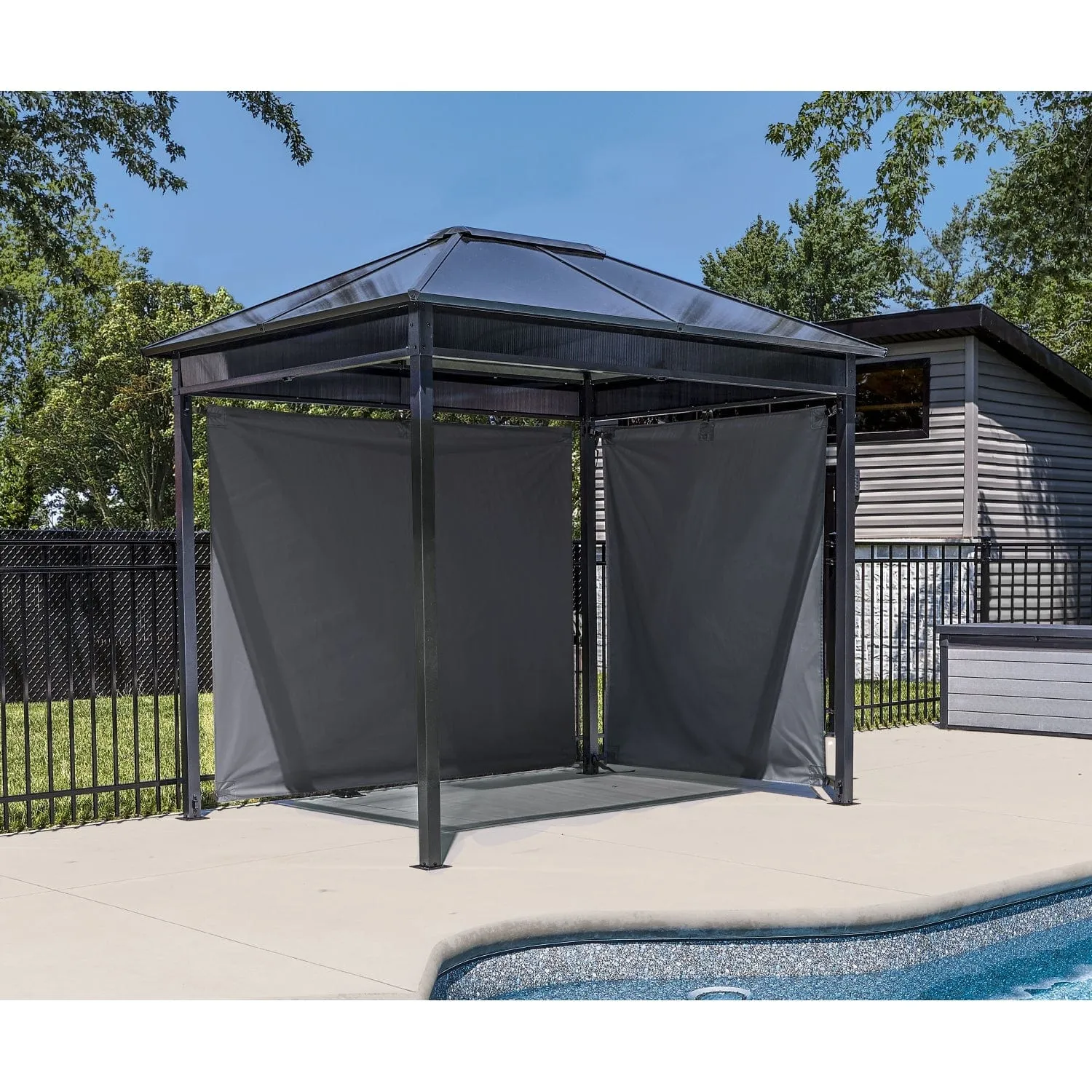 Sojag | Danxia Grey 7 ft. x 9 ft. Gazebo