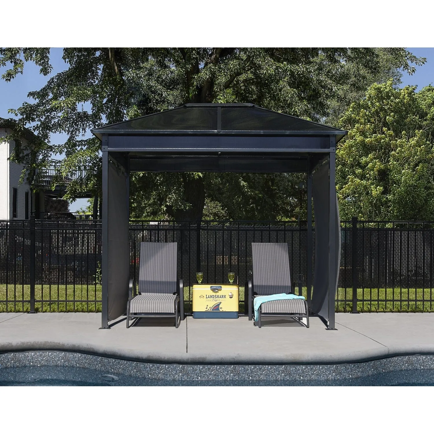 Sojag | Danxia Grey 7 ft. x 9 ft. Gazebo