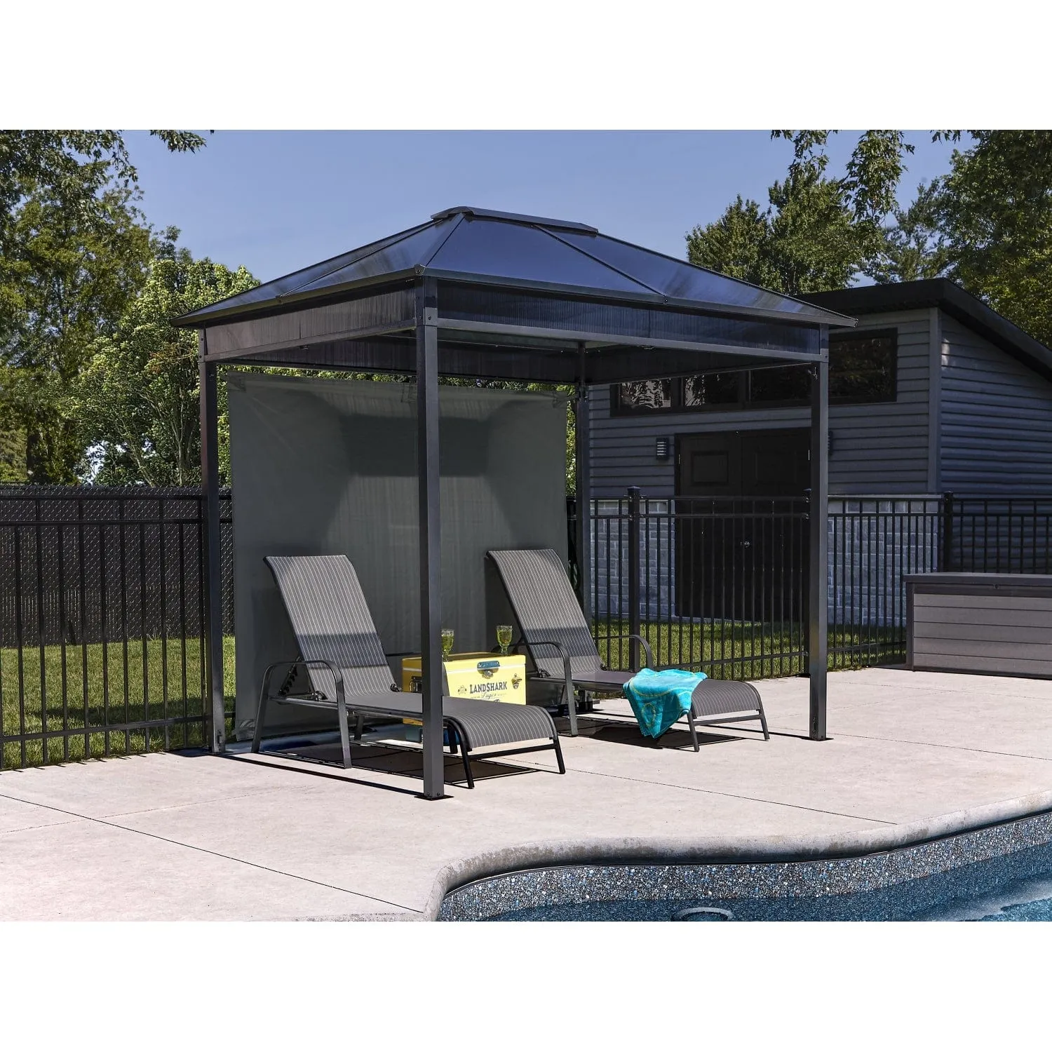 Sojag | Danxia Grey 7 ft. x 9 ft. Gazebo