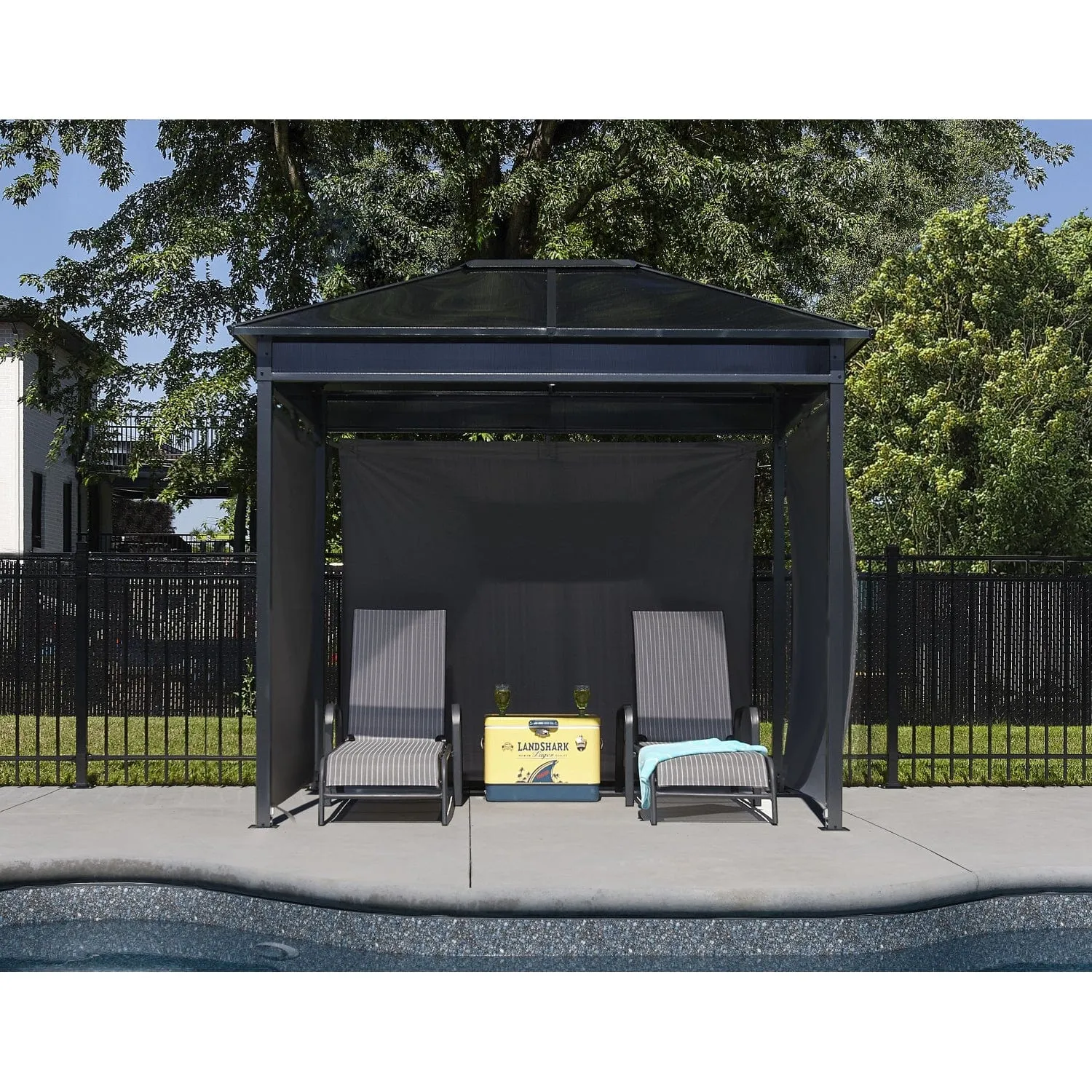 Sojag | Danxia Grey 7 ft. x 9 ft. Gazebo