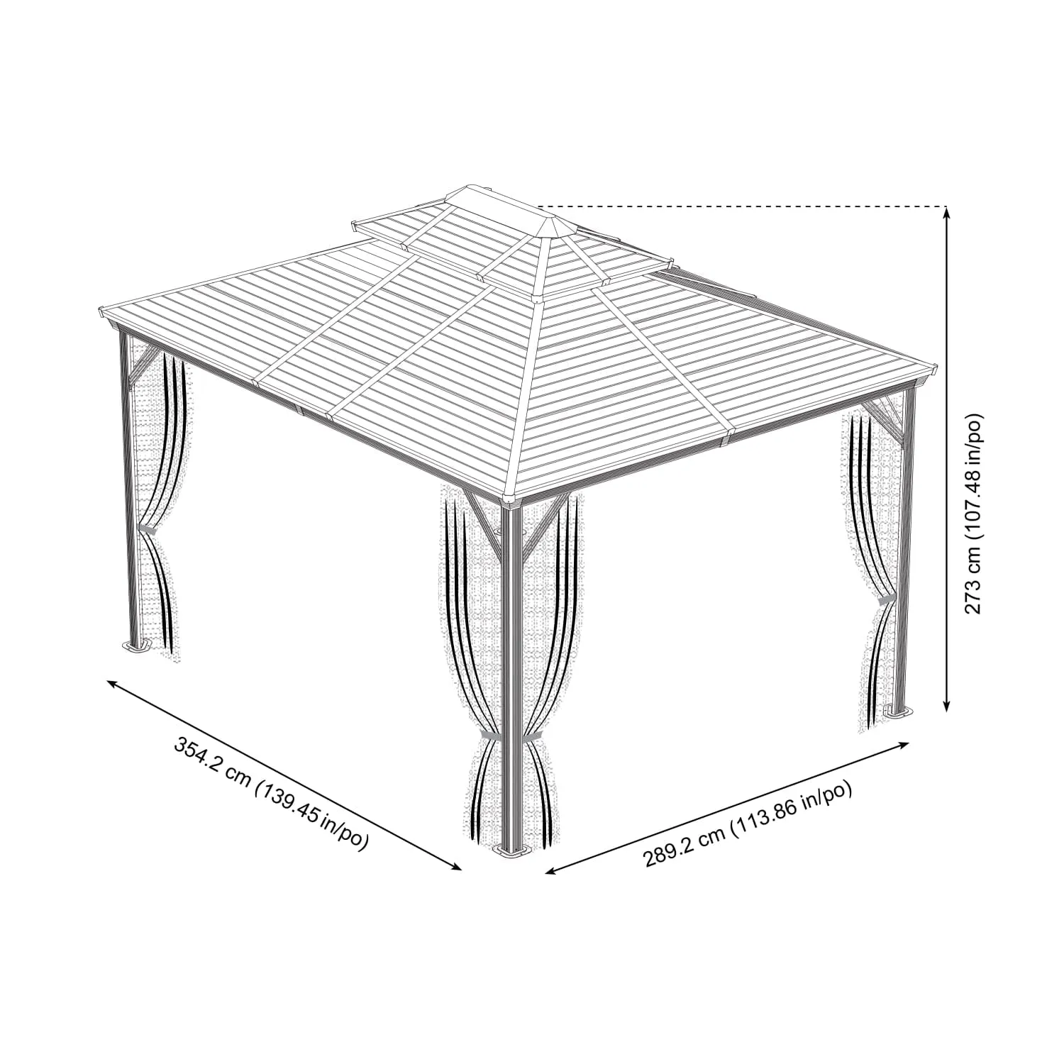 Sojag | Ventura II 10 ft. x 12 ft. Gazebo