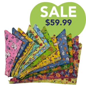 Spring & Summer Bandanas - 60 Assorted Sizes and Patterns by Bandanas Unlimited