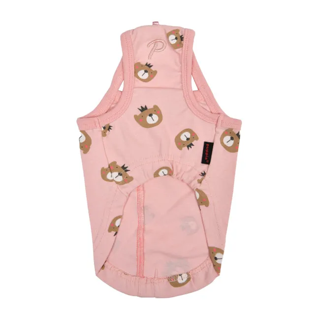 teddy bear top - pink - last one!
