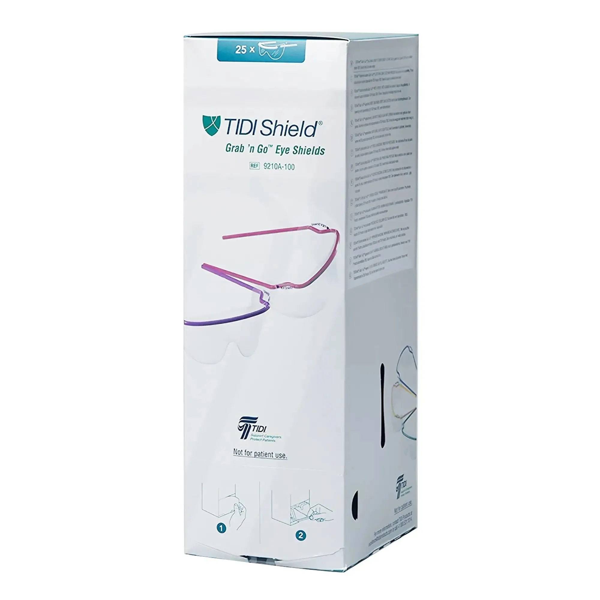 TIDIShield® Grab ‘n Go™ Eye Shields with Dispenser