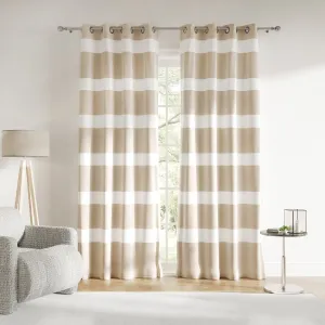 Tommy Hilfiger Breton Stripe Indoor/Outdoor Curtain Panel Pair