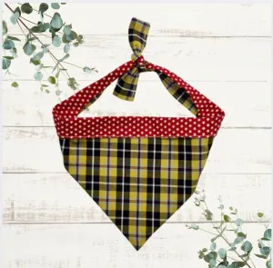 Traditional Cornish Tartan Dog Bandana