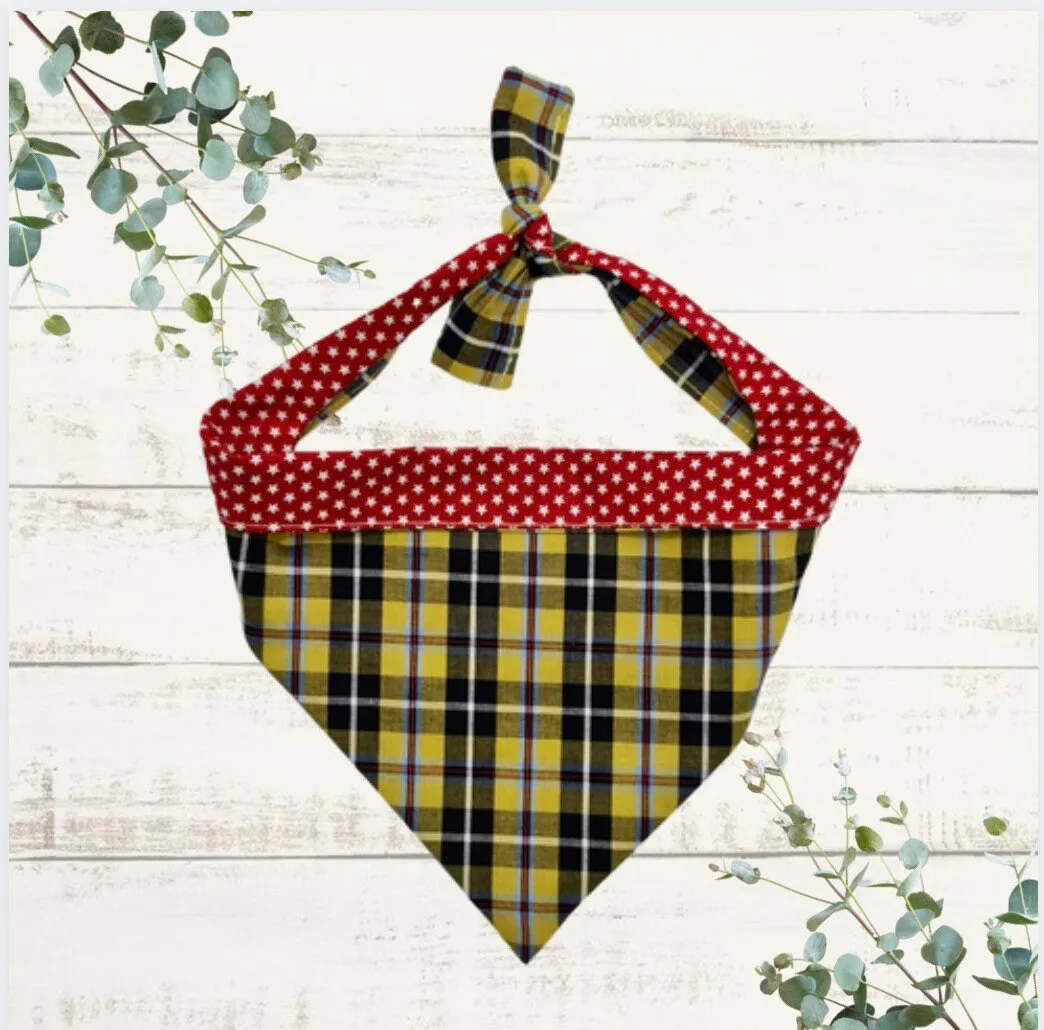 Traditional Cornish Tartan Dog Bandana